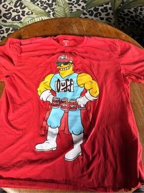 The Simpsons Dudf Man Beer Shirt